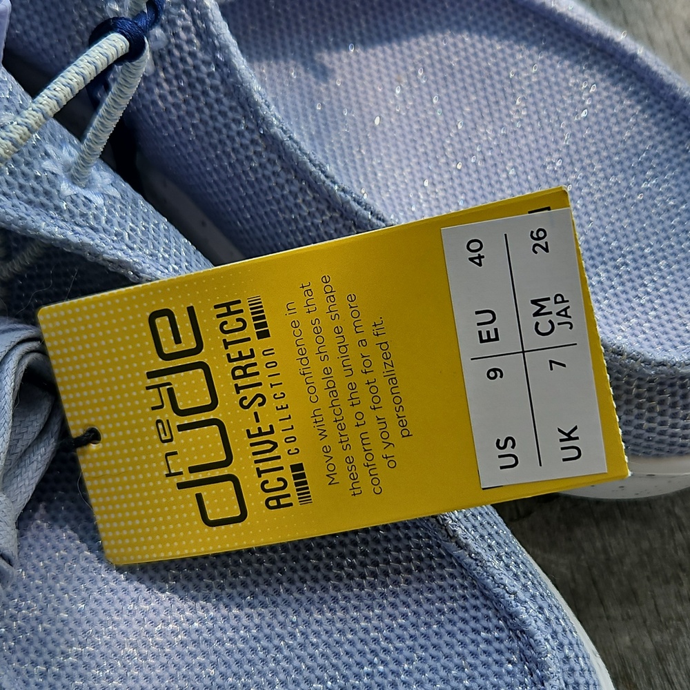 Firm! HeyDude! Slip On Shoes, NWT! Extra Shoe Laces Included, No Box - Picture 7 of 8